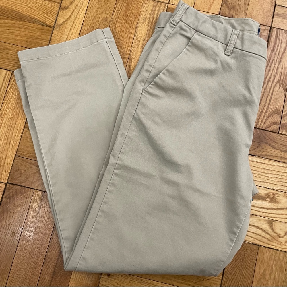 Straight Leg Khaki Pants